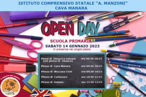 14 gennaio 2023 – OPEN DAY Scuola Primaria